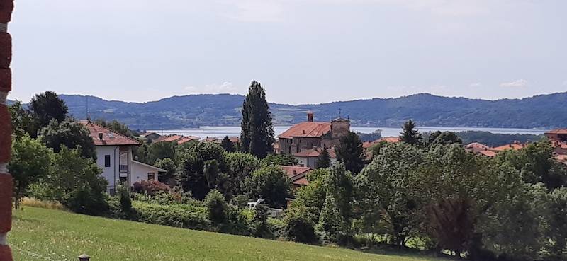 Anfiteatro Morenico e lago di Viverone-Vista da La Masera